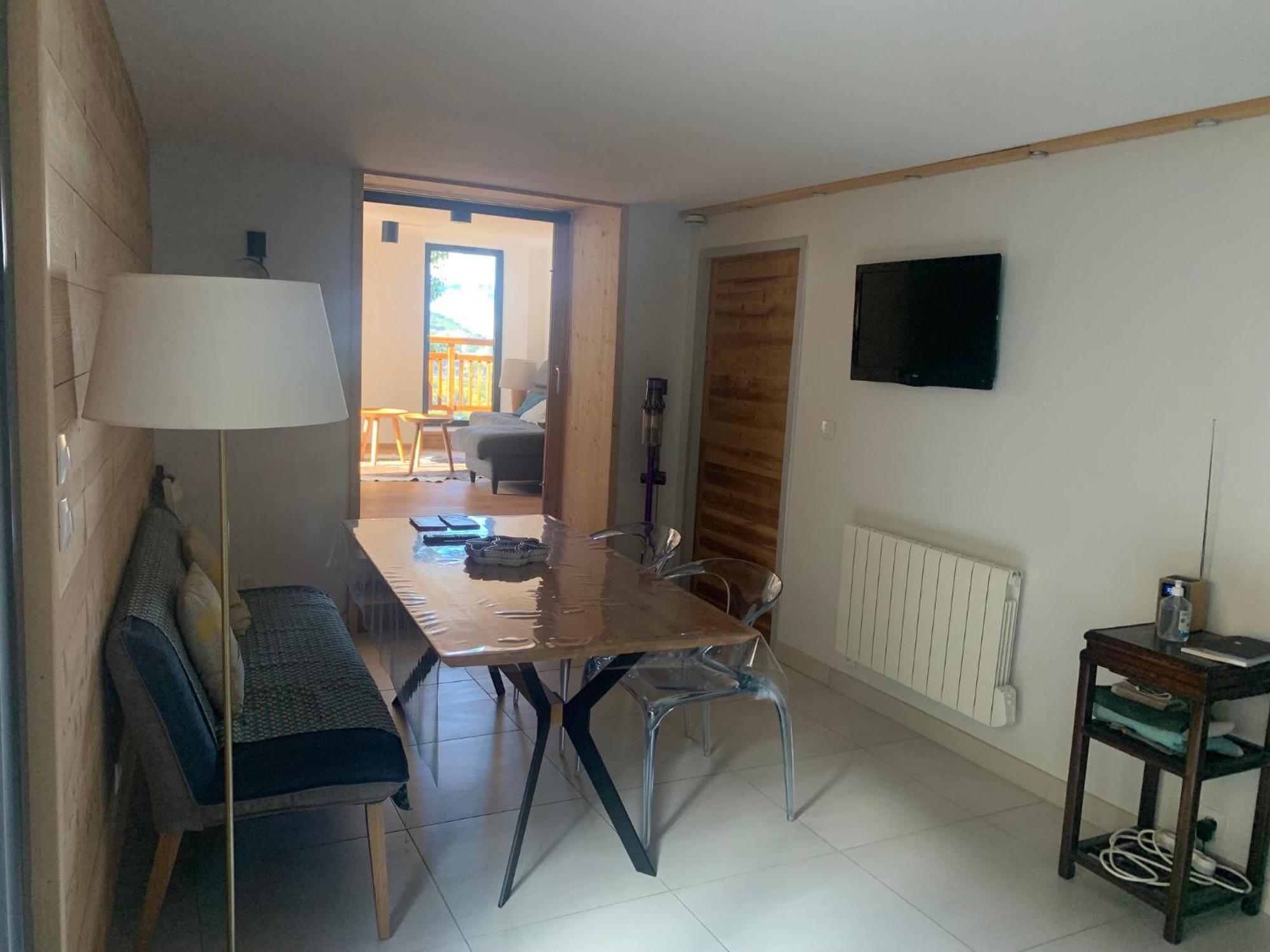 Ferienwohnung Le Sarana : 75M2, Calme, Belle Vue Avec Terrasse. Les Deux Alpes Exterior foto